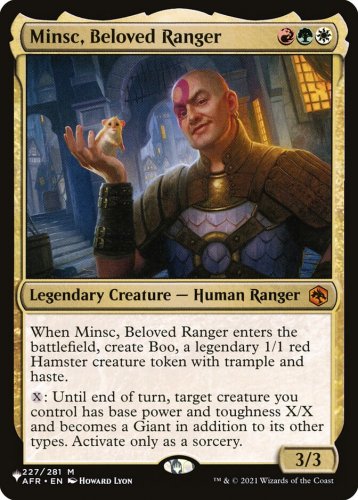 Adventures in the Forgotten Realms Minsc, Beloved Ranger (The List)