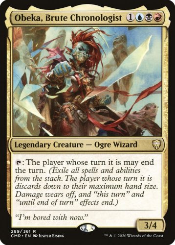 4 x Commander Legends Obeka, Brute Chronologist (playset)