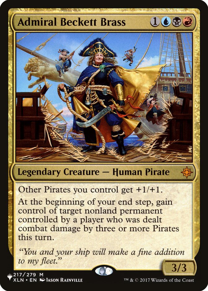Ixalan Admiral Beckett Brass (The List)