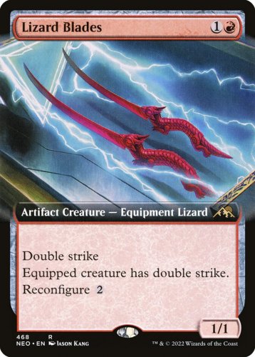 Kamigawa: Neon Dynasty Lizard Blades (Extended Art)