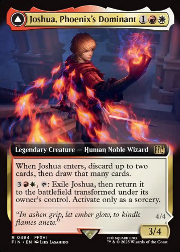 Final Fantasy Joshua, Phoenix's Dominant // Phoenix, Warden of Fire (Extended Art)