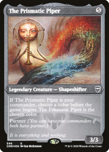 Foil Etched Commander Legends The Prismatic Piper