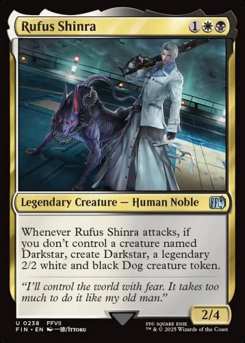 4 x Final Fantasy Rufus Shinra (playset)