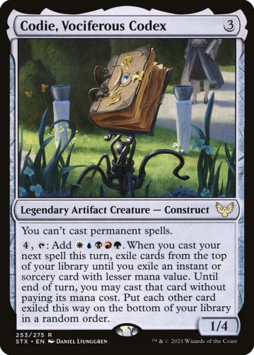 Foil Strixhaven: School of Mages Codie, Vociferous Codex