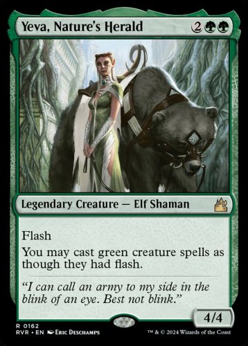 Foil Ravnica Remastered Yeva, Nature's Herald