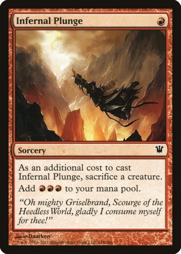 4 x Innistrad Infernal Plunge (playset)