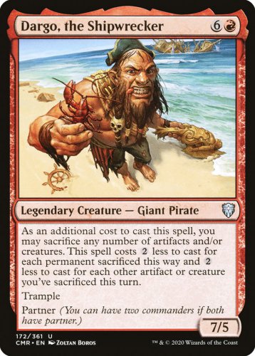 4 x Commander Legends Dargo, the Shipwrecker (playset)