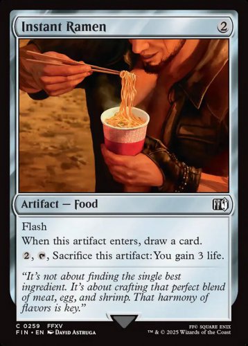 4 x Final Fantasy Instant Ramen (playset)