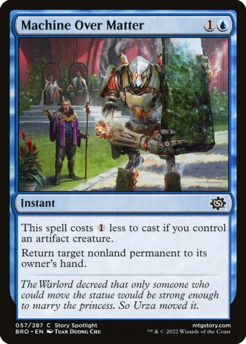 4 x Brothers' War Machine over Matter (Playset)