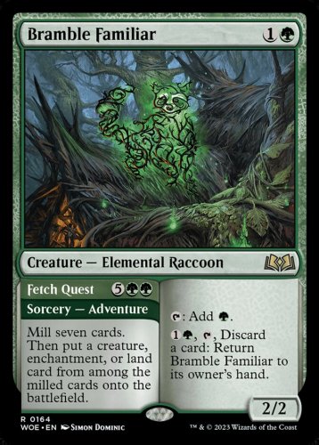 Wilds of Eldraine Bramble Familiar