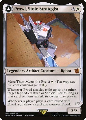 Universes Beyond: Transformers Prowl, Stoic Strategist // Prowl, Pursuit Vehicle