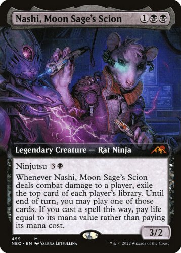 Kamigawa: Neon Dynasty Nashi, Moon Sage's Scion (Extended Art)