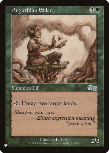 Urza's Saga Argothian Elder (List Reprints)