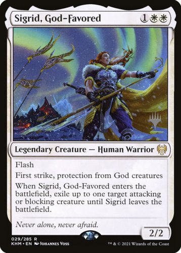 Kaldheim Sigrid, God-Favored (Promo)