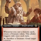 Commander: The Lord of the Rings: Tales of Middle-Earth Gloin, Dwarf Emissary (Extended Art)