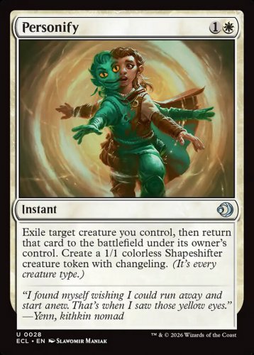 Foil Lorwyn Eclipsed Personify