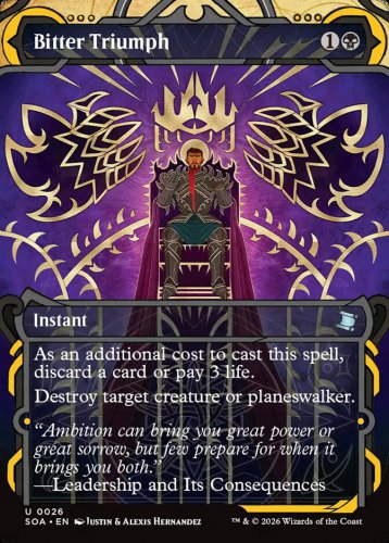 Secrets of Strixhaven Mystical Archives Bitter Triumph