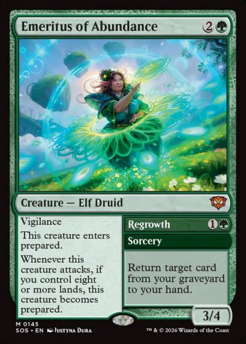 Secrets of Strixhaven Emeritus of Abundance