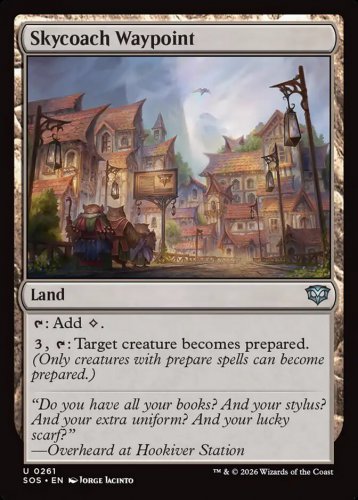 Foil Secrets of Strixhaven Skycoach Waypoint