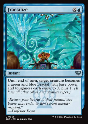 4 x Secrets of Strixhaven Fractalize (Playset)