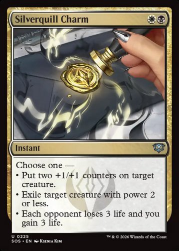 Foil Secrets of Strixhaven Silverquill Charm