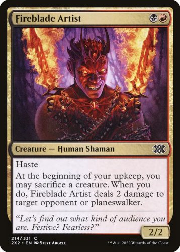 4 x Double Masters 2022 Fireblade Artist (Playset)