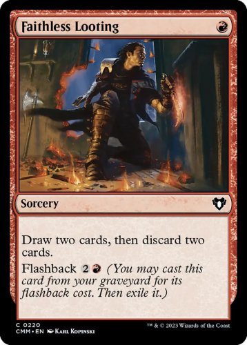 Commander Masters Faithless Looting