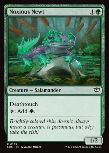 4 x Secrets of Strixhaven Noxious Newt (Playset)