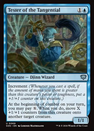 4 x Secrets of Strixhaven Tester of the Tangential (Playset)