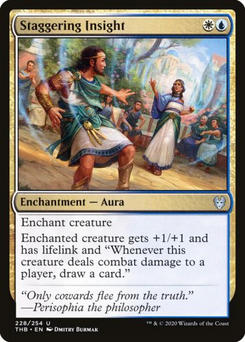 4 x Theros Beyond Death Staggering insight (playset)