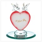 Hummingbird Heart Glass Figurine Cheap Valentine's Day Gift Ideas for loved ones  #12523