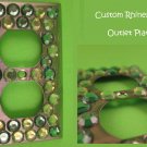 Green Bling Outlet Plate