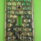 Green Bling Switch Plate