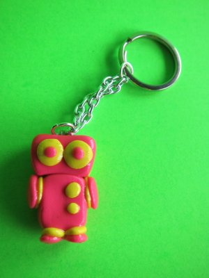 Pink Yellow Robot