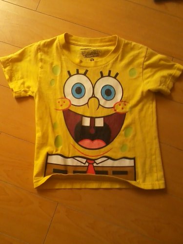sponge bob   small   short sleeve  shirt