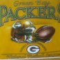 green bay  packers  laminated sign