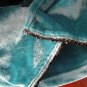 FREE SHIPING SKY BLUE GIRLS VELVET BLOUSESIZE 10/12