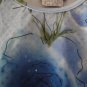 FREE SHIPING GLTTERY WHITE &SKY BLUE GIRLS BLOUSE WITH SEQUIN  SIZE MEDUIM