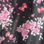 FREE SHIPING FASHIONABLE BLACK VELVET & ROSE CHIFFON GIRLS DRESS WITH ATTATCHED CUTE SHORT JACKET