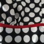 FREE SHIPING NEW FASHIONABLE SATIN black & white spots STYLE GIRLS DRESS SIZE 7