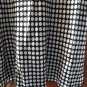 FREE SHIPING NEW FASHIONABLE SATIN black & white spots STYLE GIRLS DRESS SIZE 7