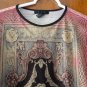 FREE SHIPING FASHIONABLE CREW NECK GLITTERY BLOUSE WITH MATCHING WONDERFULL COLORSSIZE MEDUIM