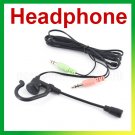 FREE SHIPPING Computer mini earphone with microphone skype,msn,yahoo