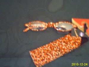 New Fun BROWN Fashionable Reading Glasses W Pouch eyeglassess +1.00