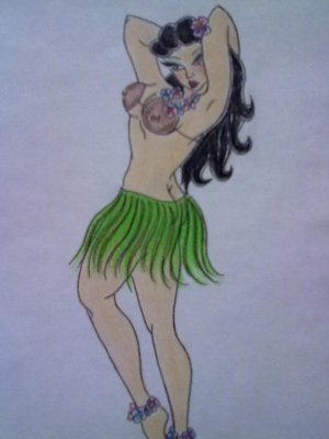 Hawiian Pinup