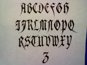 Lettering 1