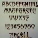 Lettering  Alien