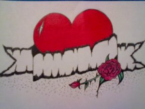 Heart w/ banner