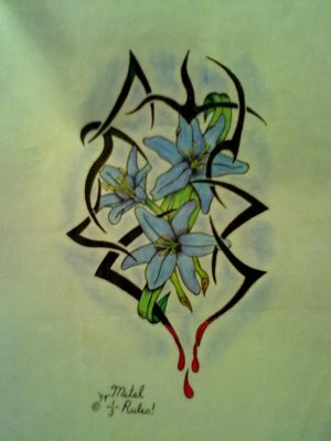 Flower tribal 2