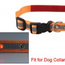 Red Green SMT LED Orange Gray Nylon Belt Rope Collar for Dog Pet